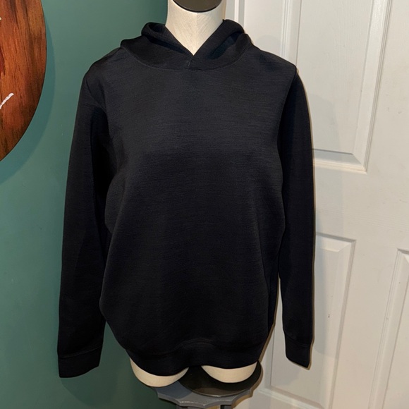 Men's UNIQLO Black Hoodie Sweatshirt Sz Medium - Picture 1 of 7